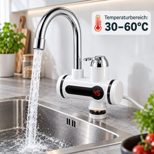 Elektrischer wasserhahn - elektrischer,