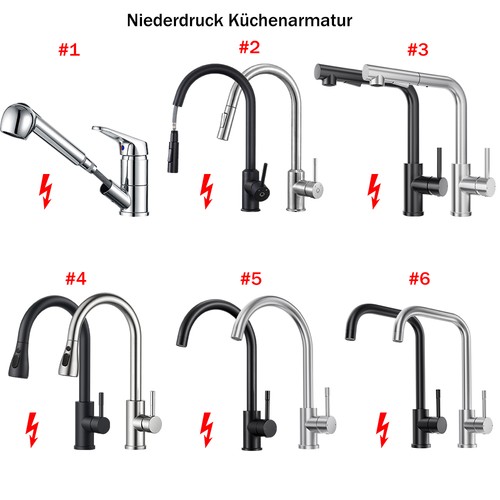 Niederdruck küchenarmatur - niederdruck,